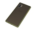 BAOHU Hoesje Geschikt voor de Samsung Galaxy Note 10 Plus - Hard Case Backcover Telefoonhoesje - Groen