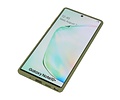 BAOHU Hoesje Geschikt voor de Samsung Galaxy Note 10 Plus - Hard Case Backcover Telefoonhoesje - Groen