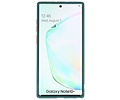 BAOHU Hoesje Geschikt voor de Samsung Galaxy Note 10 Plus - Hard Case Backcover Telefoonhoesje - Donker Groen