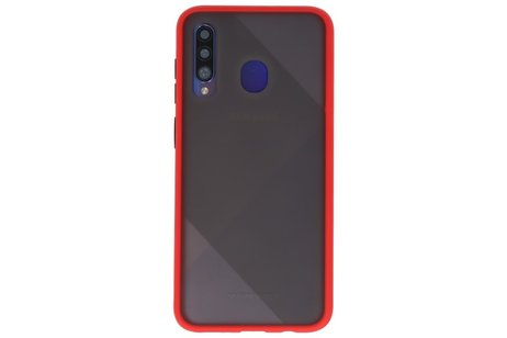 BAOHU Hoesje Geschikt voor de Samsung Galaxy A50 - Hard Case Backcover Telefoonhoesje - Rood