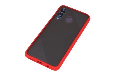 BAOHU Hoesje Geschikt voor de Samsung Galaxy A50 - Hard Case Backcover Telefoonhoesje - Rood