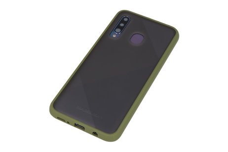 BAOHU Hoesje Geschikt voor de Samsung Galaxy A50 - Hard Case Backcover Telefoonhoesje - Groen