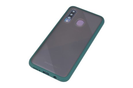 BAOHU Hoesje Geschikt voor de Samsung Galaxy A50 - Hard Case Backcover Telefoonhoesje - Donker Groen