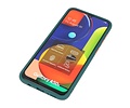 BAOHU Hoesje Geschikt voor de Samsung Galaxy A50 - Hard Case Backcover Telefoonhoesje - Donker Groen