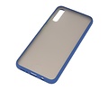 BAOHU Hoesje Geschikt voor de Samsung Galaxy A70 - Hard Case Backcover Telefoonhoesje - Blauw