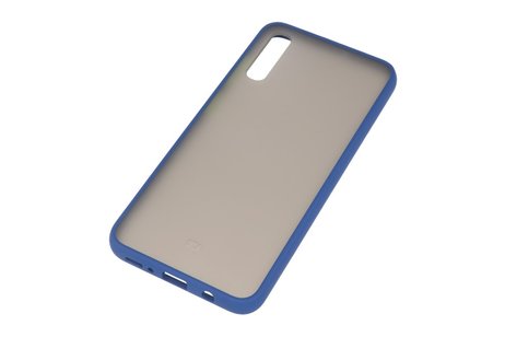 BAOHU Hoesje Geschikt voor de Samsung Galaxy A70 - Hard Case Backcover Telefoonhoesje - Blauw