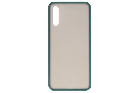 Samsung Galaxy A70 Hoesje Hard Case Backcover Telefoonhoesje Donker Groen