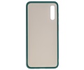 BAOHU Hoesje Geschikt voor de Samsung Galaxy A70 - Hard Case Backcover Telefoonhoesje - Donker Groen