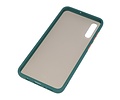 BAOHU Hoesje Geschikt voor de Samsung Galaxy A70 - Hard Case Backcover Telefoonhoesje - Donker Groen