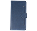 KAIYUE - Luxe Portemonnee Hoesje - Pasjeshouder Telefoonhoesje - Wallet Case - Geschikt voor iPhone 11 Navy