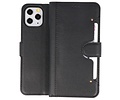 KAIYUE - Luxe Portemonnee Hoesje - Pasjeshouder Telefoonhoesje - Wallet Case - Geschikt voor iPhone 11 Pro Zwart