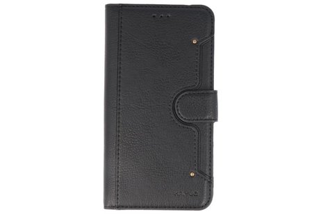 KAIYUE - Luxe Portemonnee Hoesje - Pasjeshouder Telefoonhoesje - Wallet Case - Geschikt voor iPhone 11 Pro Zwart