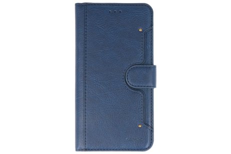 BAOHU KAIYUE - Luxe Portemonnee Hoesje - Pasjeshouder Telefoonhoesje - Wallet Case - Geschikt voor iPhone 11 Pro Navy