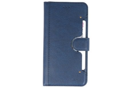BAOHU KAIYUE - Luxe Portemonnee Hoesje - Pasjeshouder Telefoonhoesje - Wallet Case - Geschikt voor iPhone 11 Pro Navy