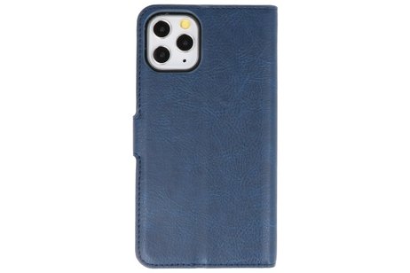 BAOHU KAIYUE - Luxe Portemonnee Hoesje - Pasjeshouder Telefoonhoesje - Wallet Case - Geschikt voor iPhone 11 Pro Navy