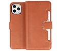 KAIYUE - Luxe Portemonnee Hoesje - Pasjeshouder Telefoonhoesje - Wallet Case - Geschikt voor iPhone 11 Pro Bruin