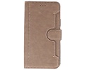 BAOHU KAIYUE - Luxe Portemonnee Hoesje - Pasjeshouder Telefoonhoesje - Wallet Case - Geschikt voor iPhone 11 Pro Grijs