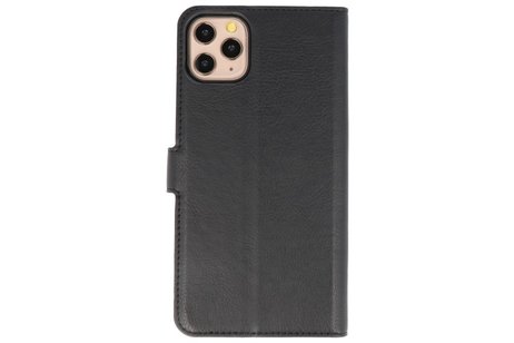 KAIYUE - Luxe Portemonnee Hoesje - Pasjeshouder Telefoonhoesje - Wallet Case - Geschikt voor iPhone 11 Pro Max Zwart