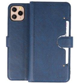 KAIYUE - Luxe Portemonnee Hoesje iPhone 11 Pro Max Navy