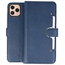 KAIYUE - Luxe Portemonnee Hoesje iPhone 11 Pro Max Navy