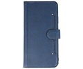 BAOHU KAIYUE - Luxe Portemonnee Hoesje - Pasjeshouder Telefoonhoesje - Wallet Case - Geschikt voor iPhone 11 Pro Max Navy