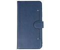 KAIYUE - Luxe Portemonnee Hoesje - Pasjeshouder Telefoonhoesje - Wallet Case - Geschikt voor iPhone 11 Pro Max Navy