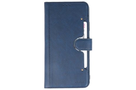 BAOHU KAIYUE - Luxe Portemonnee Hoesje - Pasjeshouder Telefoonhoesje - Wallet Case - Geschikt voor iPhone 11 Pro Max Navy