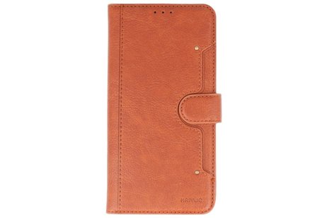 BAOHU KAIYUE - Luxe Portemonnee Hoesje - Pasjeshouder Telefoonhoesje - Wallet Case - Geschikt voor iPhone 11 Pro Max Bruin