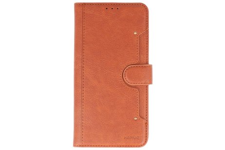 KAIYUE - Luxe Portemonnee Hoesje - Pasjeshouder Telefoonhoesje - Wallet Case - Geschikt voor iPhone 11 Pro Max Bruin