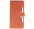 KAIYUE - Luxe Portemonnee Hoesje - Pasjeshouder Telefoonhoesje - Wallet Case - Geschikt voor iPhone 11 Pro Max Bruin