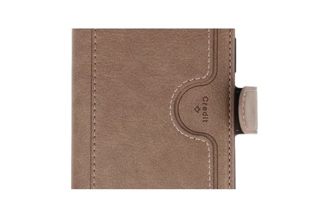 BAOHU KAIYUE - Luxe Portemonnee Hoesje - Pasjeshouder Telefoonhoesje - Wallet Case - Geschikt voor iPhone 11 Pro Max Grijs
