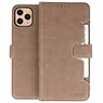BAOHU KAIYUE - Luxe Portemonnee Hoesje iPhone 11 Pro Max Grijs