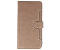 BAOHU KAIYUE - Luxe Portemonnee Hoesje - Pasjeshouder Telefoonhoesje - Wallet Case - Geschikt voor iPhone 11 Pro Max Grijs