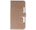 BAOHU KAIYUE - Luxe Portemonnee Hoesje - Pasjeshouder Telefoonhoesje - Wallet Case - Geschikt voor iPhone 11 Pro Max Grijs