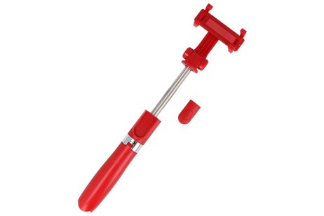 BAOHU Bluetooth Selfie Tripod Stick ( Model L01s ) Rood