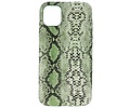 BAOHU Slang Design Back Cover - Hoesje Geschikt voor iPhone 11 Pro Max Groen