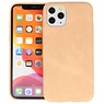 BAOHU Leder Design Back Cover iPhone 11 Pro Beige