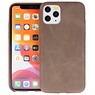BAOHU Leder Design Back Cover iPhone 11 Pro Donker Bruin