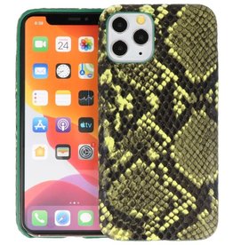 BAOHU Slang Design Back Cover iPhone 11 Pro Donker Groen