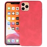 BAOHU Leder Design Back Cover iPhone 11 Pro Max Rood