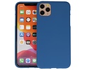 BackCover Hoesje Color Telefoonhoesje voor iPhone 11 Pro Max - Navy