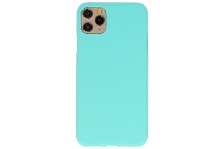 BackCover Hoesje Color Telefoonhoesje voor iPhone 11 Pro Max - Turquoise