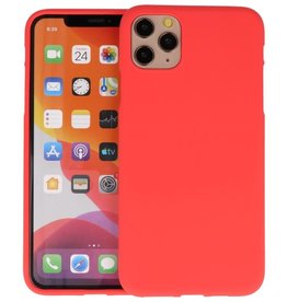 BAOHU BackCover Hoesje Color Telefoonhoesje iPhone 11 Pro - Rood