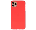 BAOHU Hoesje Geschikt voor de iPhone 11 Pro - Backcover Color Telefoonhoesje - Rood