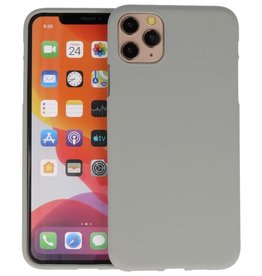 BAOHU BackCover Hoesje Color Telefoonhoesje iPhone 11 Pro - Grijs