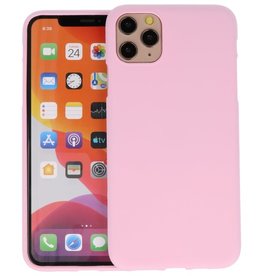 BAOHU BackCover Hoesje Color Telefoonhoesje iPhone 11 Pro - Roze