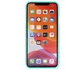 BAOHU Hoesje Geschikt voor de iPhone 11 Pro - Backcover Color Telefoonhoesje - Turquoise