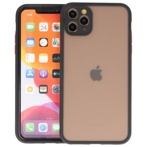 BAOHU Hoesje Geschikt voor de iPhone 11 Pro Max - Hard Case Backcover Telefoonhoesje - Zwart