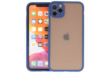 BAOHU Hoesje Geschikt voor de iPhone 11 Pro Max - Hard Case Backcover Telefoonhoesje - Blauw