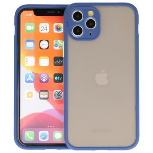 BAOHU Hoesje Geschikt voor de iPhone 11 Pro - Hard Case Backcover Telefoonhoesje - Blauw